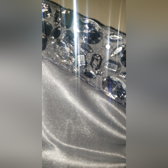 Deb Dress, NWT Strapless, Sparkely, Bling - Picture 5 of 7